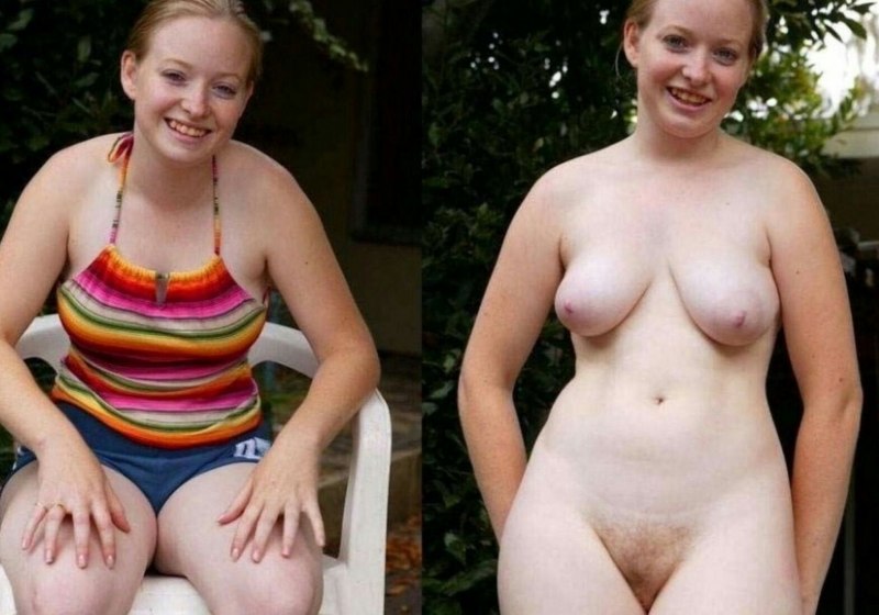 Одетые и раздетые пухлые подростки