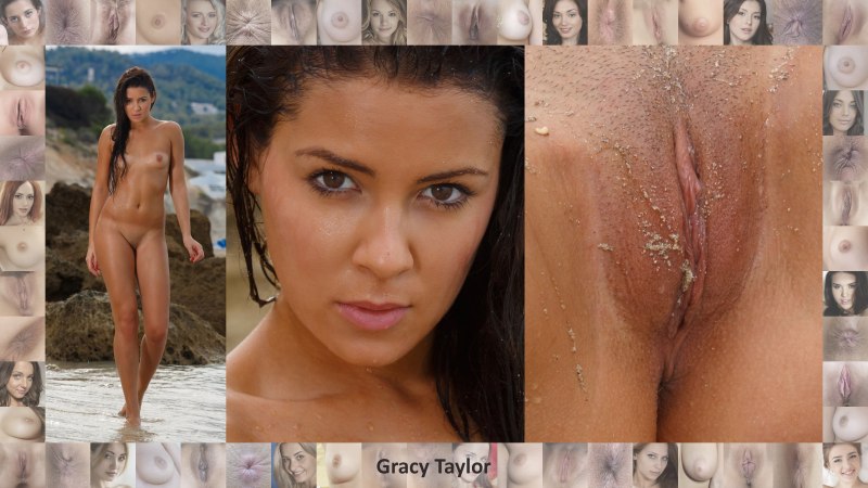 Лицо и вагина фотоколлаж