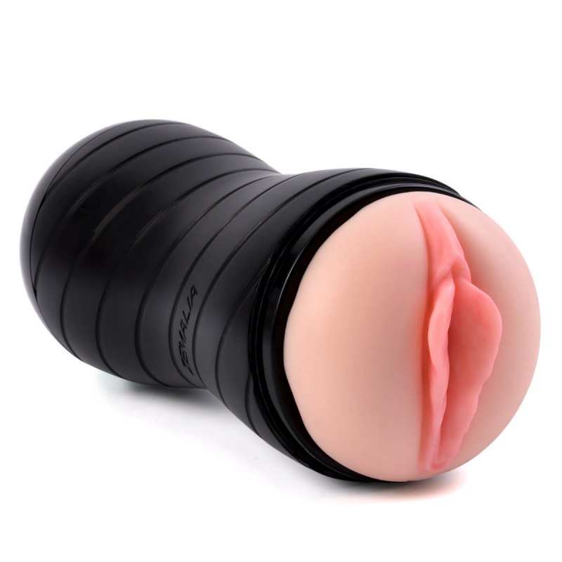 Двухсторонний мастурбатор вагина и ротик в тубе Zemalia Gina