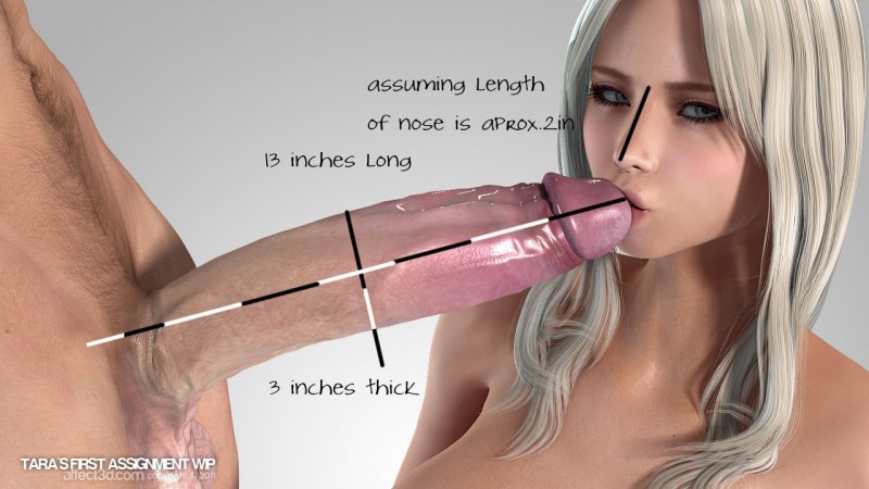 Красивая девушка с членом 3d