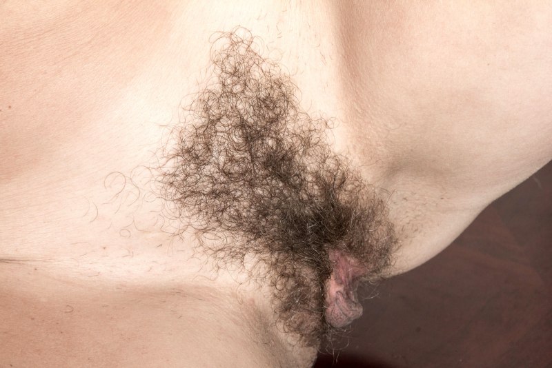 Кудрявые лобковые волосы