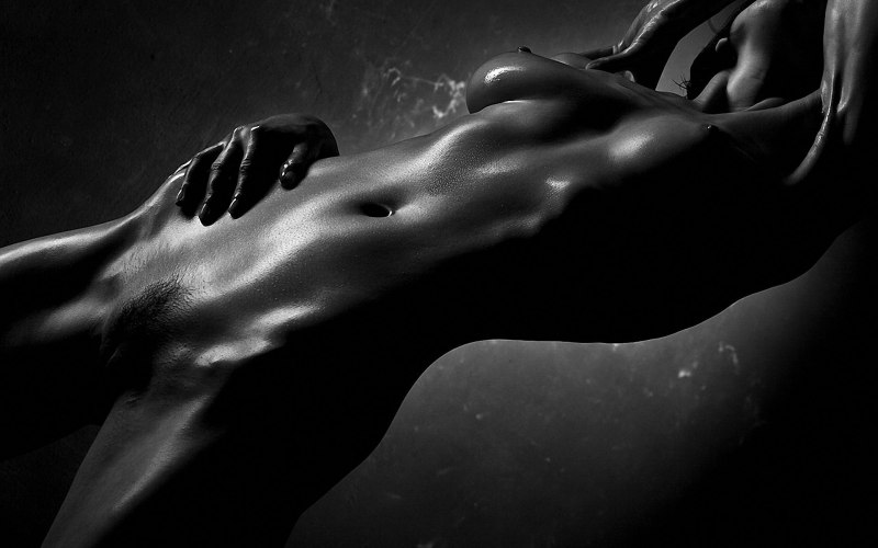 Черно белое искусство ню