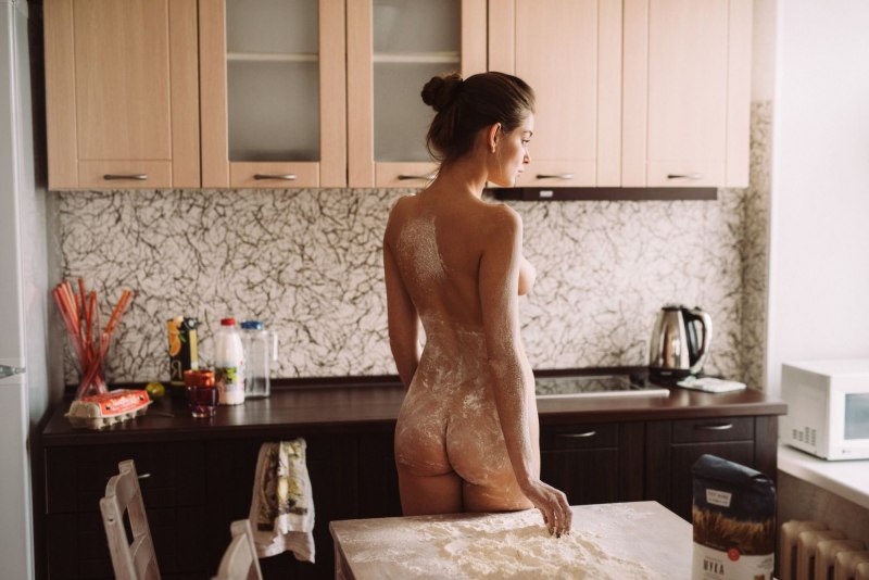 Красивые попки домохозяек