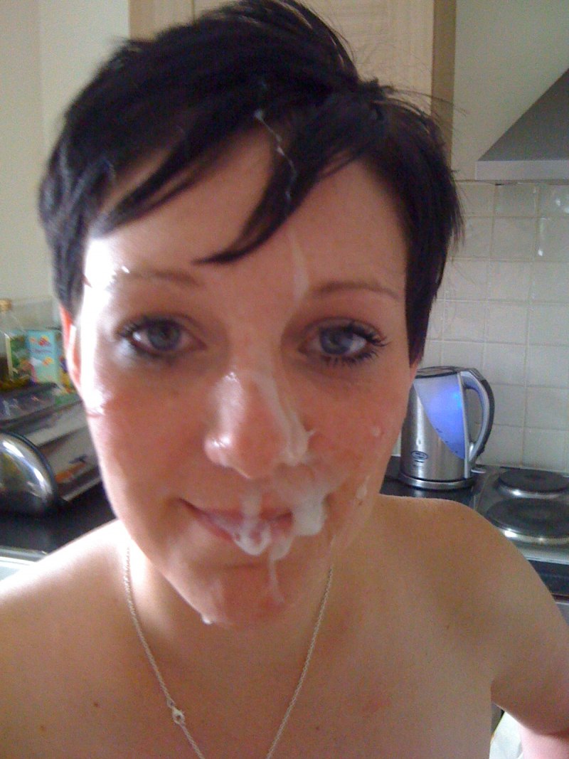 Красивый камшот с удивлением