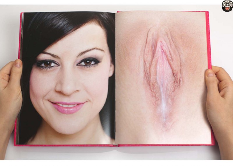 Женские половые губы и лица