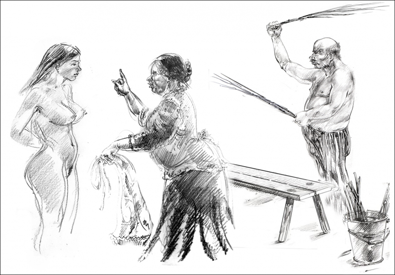 Наказание женщин поркой