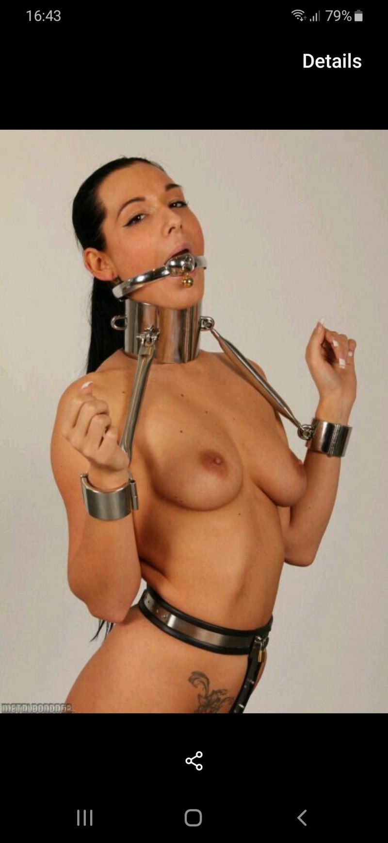 Металлический бандаж bdsm